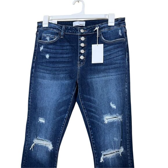 Vervet Amber Mid Rise Skinny‎ Jeans Dark Wash size 32 NWT - Picture 2 of 9